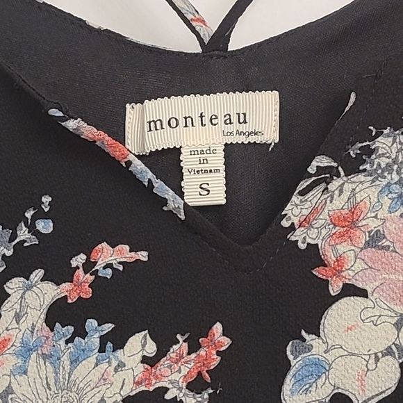 💎 2/$20 Monteau Sleeveless Strappy Floral Dress - Picture 4 of 6